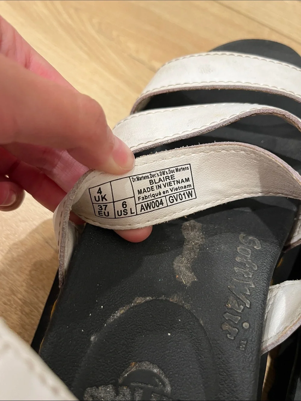 Dr. Martens white leather